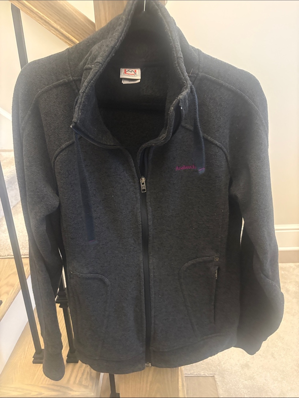 Avalanche Women's Dark Charcoal Full-Zip Utility Jacket